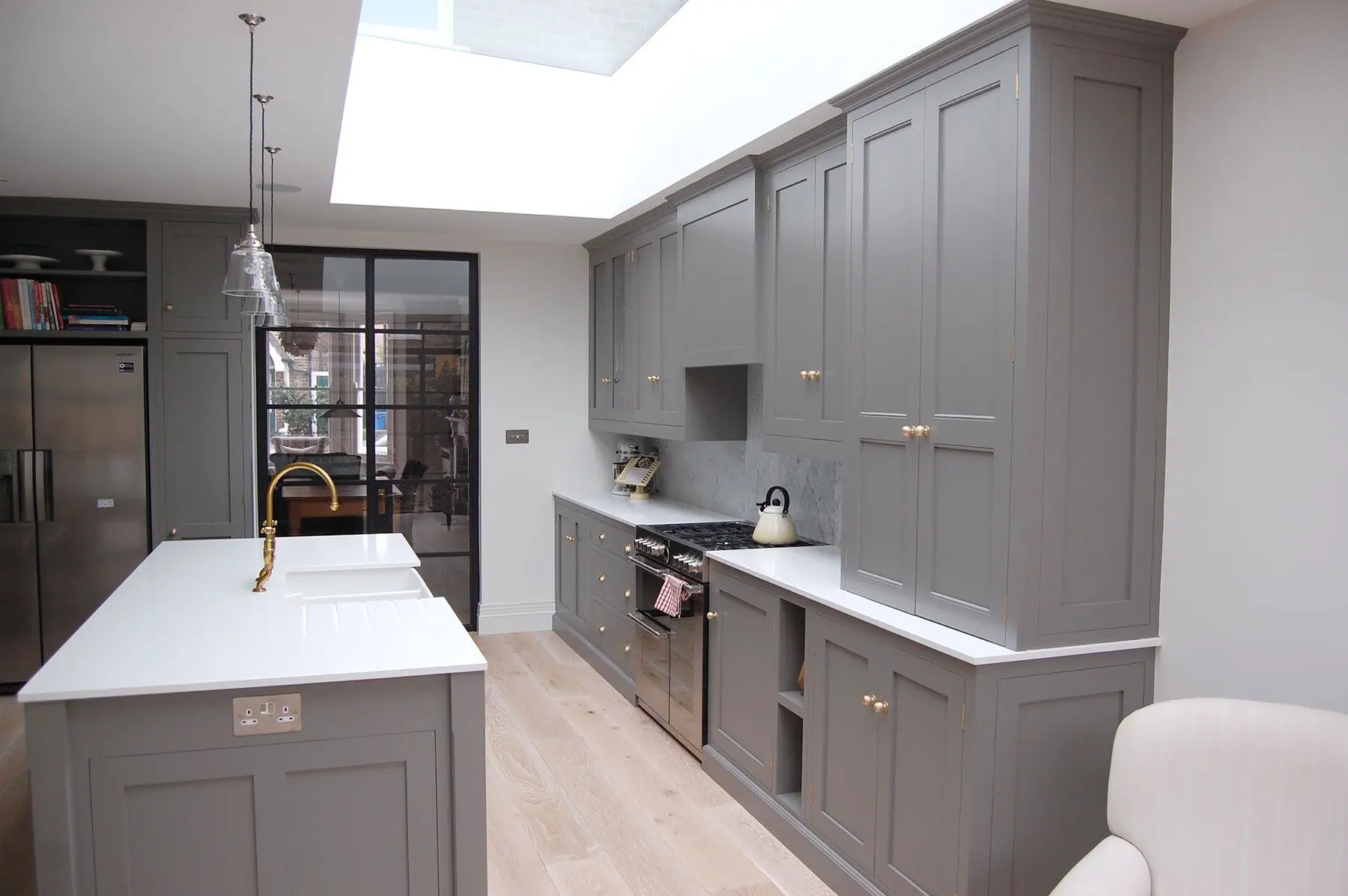 Hand-painted shaker kitchen, Malton