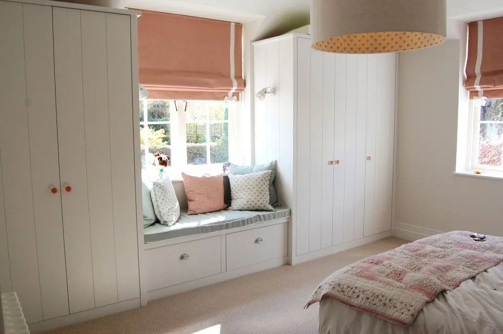 Bespoke bedroom by Ryan McGinty Interiors
